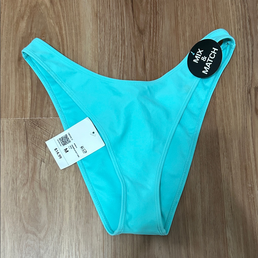 Forever 21 Turquoise Swim Bottom